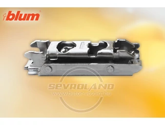BLUM CLIP excenteres szerelőtalp egyenes. acél. csavaros. távolság 0 mm