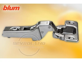 BLUM CLIP standard kivetőpánt 100°. 9.5 mm hajlított. rugóval. csavaros