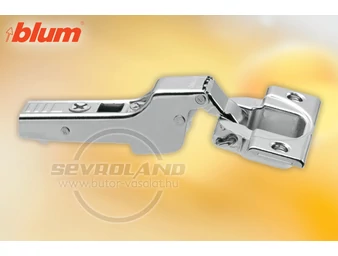 BLUM CLIP top bútorpánt 110°. 9.5 mm hajlított. rugóval. csavaros