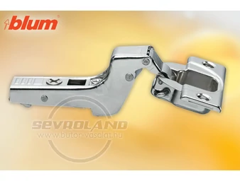 BLUM CLIP top bútorpánt 110°. 18 mm ívelt. rugóval. csavaros