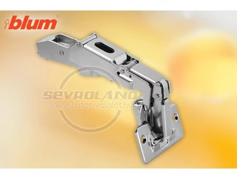 BLUM CLIP top nagy nyitásszögű pánt 170°. egyenes. rugóval. csavaros