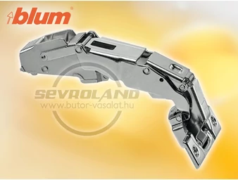 BLUM CLIP top szélesnyit. pánt 155°. 9.5 mm. ívelt. rugóval. csavaros