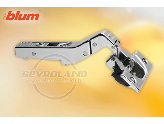 BLUM CLIP top I szögbenálló kivetőpánt 45° I. félig ráütődő. csavaros