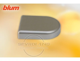 BLUM CLIP top edénytakaró - D-alakú üvegajtópánt. műanyag matt nikkelezett