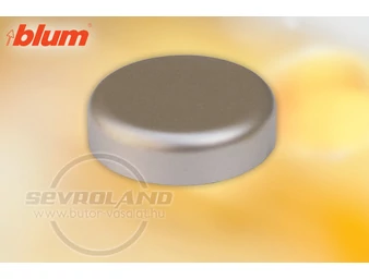 BLUM CLIP top edénytakaró - kerek üvegajtópánt. műanyag matt nikkel