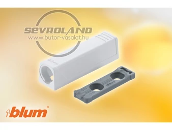BLUM TIP-ON egyenes szerelőtalp. rövid változat; 956.1201.selyemfehér