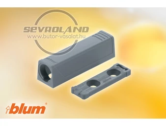 BLUM TIP-ON egyenes szerelőtalp. rövid változat; 956.1201. szürke