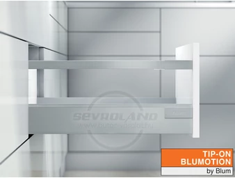 Blum TANDEMBOX Antaro D TIP-ON BLUMOTION világosszürke fiók