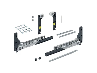 Hettich SlideLine M görgőszett Silent System fékkel, max. 30 kg
