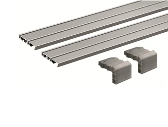 Hettich SlideLine M sín szett 2,5m  (1 pár+sablon)