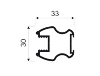 Sevroll Gemini fogó profil 2,7 m ezüst