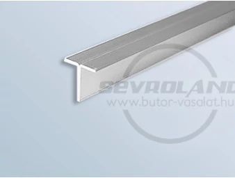 Sevroll nútos T osztóprofil 3 m ezüst