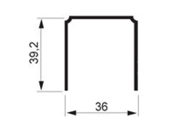 Sevroll Single felső sín pezsgő (bronz) színben