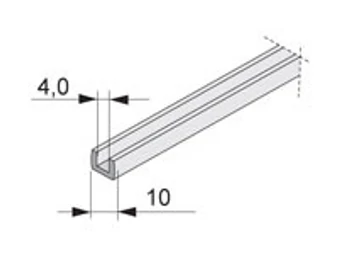 Sevroll 4 mm-es szűkítő gumi profil fm