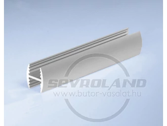 Sevroll H 10mm osztó profil 3m ezüst