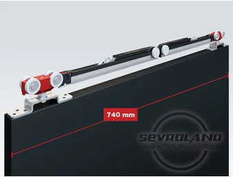 Terno Classic Fluid 50 kg görgőszett (2 fékkel, min. 740 mm)