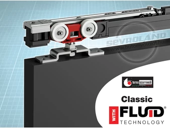 Terno Classic Fluid 50 kg görgőszett (2 fékkel, min. 740 mm)