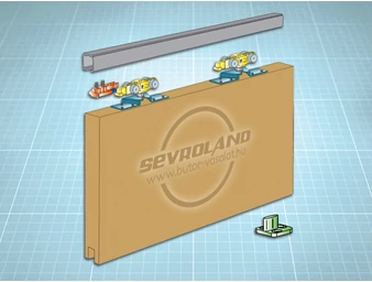 Terno Staffa Normale 40 kg görgőszett