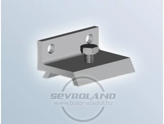Herkules 25 mm sínrögzítő elem falra