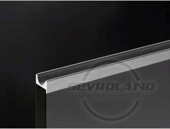 ZOBAL UKW-4 INOX fogó profil - ajtóélbe marva