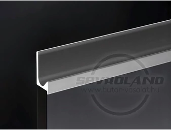 ZOBAL UKW-5 ezüst fogó profil - ajtóélbe marva