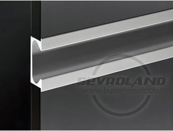 ZOBAL UKW-6 ezüst fogó profil - ajtóba marva