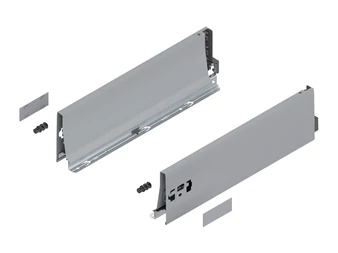BLUM TANDEMBOX antaro, káva magasság K, 400 mm, acélszürke RAL 9006