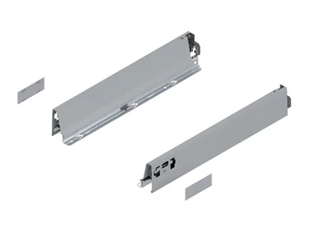 BLUM TANDEMBOX antaro, káva magasság N, 400 mm, acélszürke RAL 9006