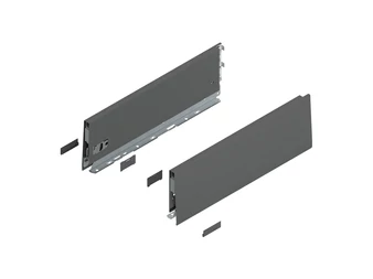 BLUM MERIVOBOX káva magasság K, NL 400 mm, orionszürke-matt