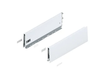 BLUM MERIVOBOX káva magasság K, NL 400 mm, selyemfehér-matt