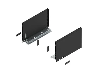 BLUM LEGRABOX pure káva C, 270 mm, karbonfekete matt
