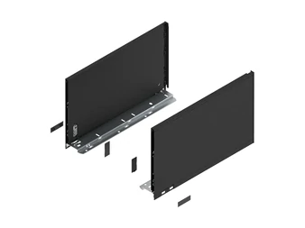 BLUM LEGRABOX pure káva F, 400 mm, karbonfekete matt