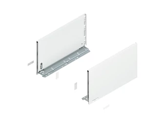 BLUM LEGRABOX pure káva F, 400 mm, selyemfehér matt