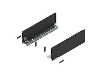 BLUM LEGRABOX pure káva K, 400 mm, karbonfekete matt