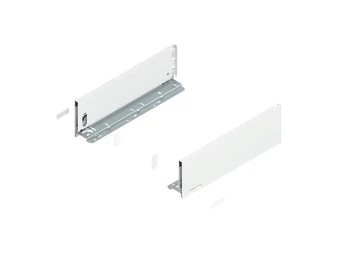 BLUM LEGRABOX pure káva K, 400 mm, selyemfehér matt
