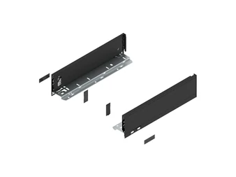 BLUM LEGRABOX pure káva M, 350, karbonfekete-matt