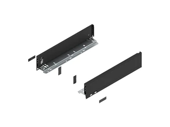 BLUM LEGRABOX pure káva M, 400, karbonfekete-matt