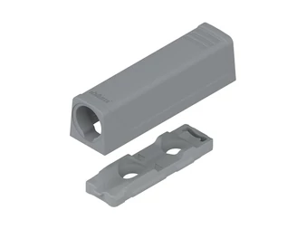 BLUM TIP-ON egyenes szerelőtalp. rövid változat; 956.1201. szürke