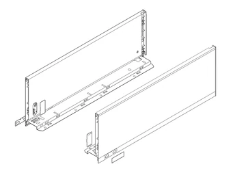BLUM LEGRABOX pure káva C, 450 mm, orionszürke matt