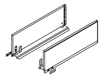 BLUM LEGRABOX pure káva C, 650, INOX (ujjlenyomatálló)