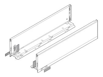 BLUM LEGRABOX pure káva K, 600 mm, karbonfekete matt