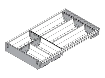 BLUM ORGA-LINE evőeszköztartó, névleges hossz 500 mm, szélesség 400-549