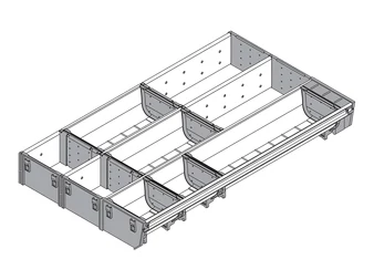 BLUM ORGA-LINE evőeszköztartó, névleges hossz 500 mm, szélesség 450-600