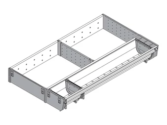 BLUM ORGA-LINE evőeszköztartó, névleges hossz 500 mm, szélesség 901-999