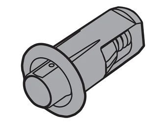 BLUM SERVO-DRIVE BLUM távtartó ütköző furat ø 5, szürke műanyag