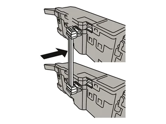 BLUM SERVO-DRIVE szinkronizáló kábel, hossz 80 mm, fehér műanyag
