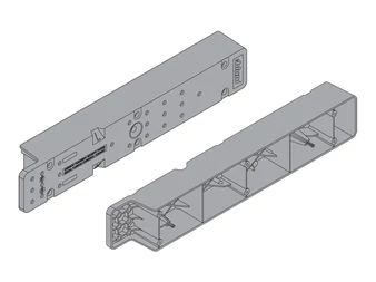 BLUM SPACE STEP távtartó szalag, szürke műanyagból