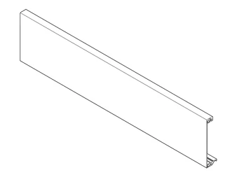 BLUM TANDEMBOX antaro előlap nút nélkül, hossz 1036 mm, szürke RAL9006