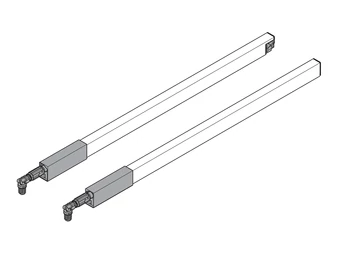 BLUM TANDEMBOX antaro hosszanti korlát szett, NL270, selyemfehér