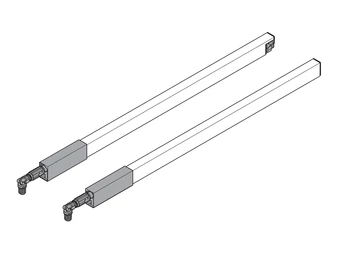 BLUM TANDEMBOX antaro hosszanti réling szett, NL 350, szürke RAL 9006